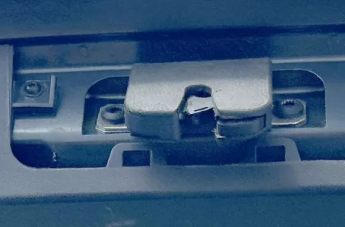 Seat Ibiza 6L Heckschloß Schloß unten an der Heckklappe 6L6827505A Fanghaken