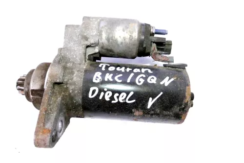 VW Touran Anlasser Starter 02M911023R 1,9 TDI BKC Motor 77kw für 6 Gang Getriebe (101328)
