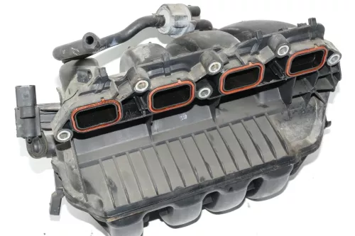 A3 VW Golf 5 V Ansaugbrücke Ansaugkrümmer 03C129711F 1,6 FSI BAG BLF 85kw (102091)
