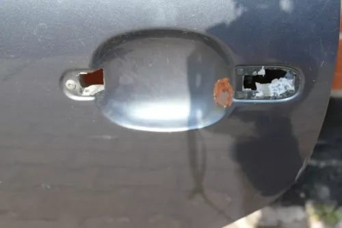 VW Passat 3B 3BG Kombi Variant Tür hinten links grau LC7V (102241)
