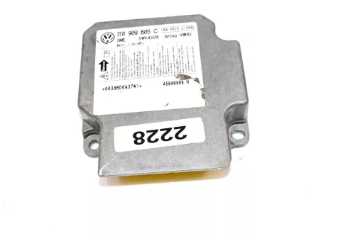 VW Touran Steuergerät Airbag Airbagsteuergerät 1T0909605C 09 H025 S1500 5WK43518