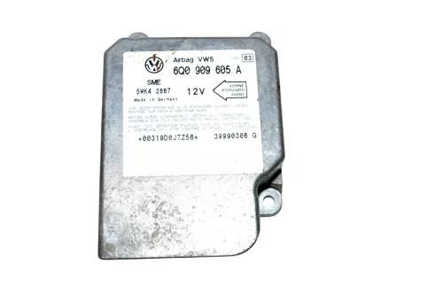 VW Polo 6N2 Bora Steuergerät Airbag Airbagsteuergerät 6Q0909605A Index 03 Golf