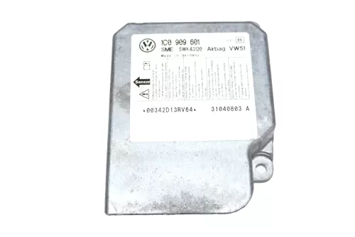 VW Lupo Steuergerät Airbag Airbagsteuergerät 1C0909601 Index 08 (103439)