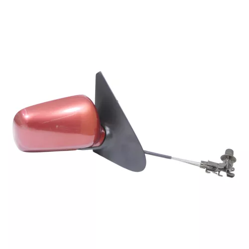 VW Polo 6N manueller manuell Spiegel Außenspiegel rechts mit Glas rot braun LC3M