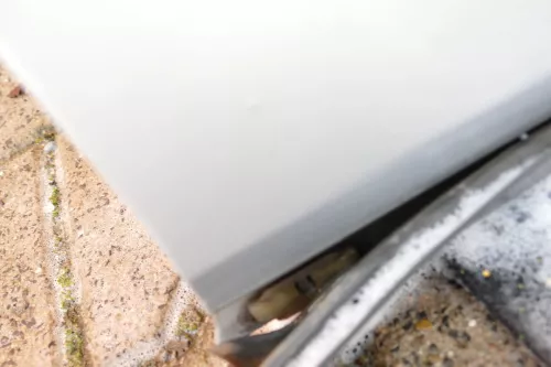 Audi A6 4A C4 Tür Türblatt vorne rechts Beifahrertür silber LY7M (104256)