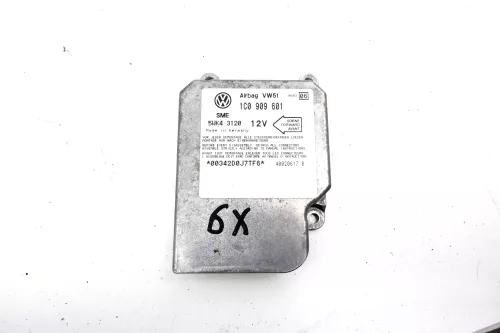 VW Golf 4 Bora T5 Steuergerät Airbag Airbagsteuergerät 1C0909601 Index 06 Lupo