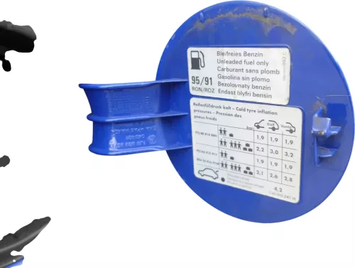 VW Golf 4 Limousine Tankdeckel Deckel Tank Tankverschluß blau LW5Z (107061)