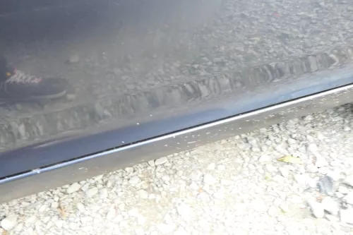 VW Golf 5 1K Tür vorne rechts Beifahrertür grau blau LC5F- ohne Anbauteile (107841)
