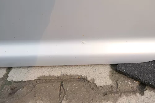 VW Golf 4 Limousine Tür hinten links silber LB7Z (KEINkombi) lackierte Leisten (108207)