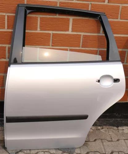 VW Polo 9N 9N3 Tür hinten links silber LA7W 4/5-Türer