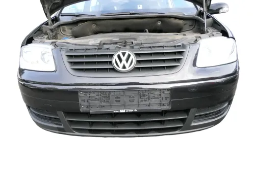 VW Touran 1T Stoßstange vorne Frontstoßstange Stoßfänger schwarz LC9Z mit Grill