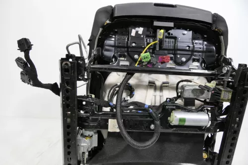 Aud A6 4F C6 Avant Kombi Sitz Beifahrersitz vorne rechts soul schwarz elektrisch (108642)