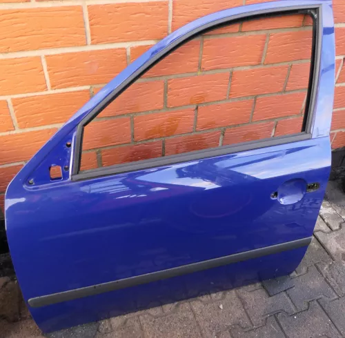 Skoda Octavia 1U Kombi + Limo Tür vorne links Fahrertür blau L4652 LF5G