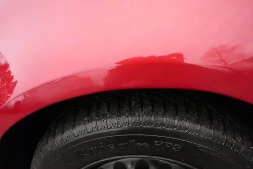 VW Golf 5 V 1K Kotflügel vorne links wein-rot braun LA3W gebördelt (109543)