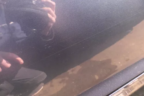 Audi A6 4F C6 Tür vorne rechts Beifahrertür blau grau LZ7R ohne Anbauteile (109983)