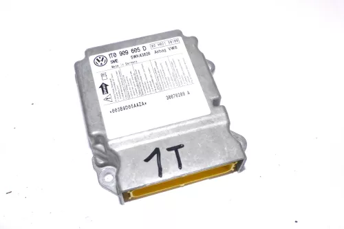 VW Touran Steuergerät Airbag Airbagsteuergerät 1T0909605D 02 H021 S0100 5WK43828