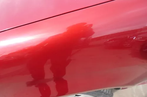 VW Touran 1T Kotflügel vorne links braun rot LA3W 1T0821022A ca.2003-2006 (110370)