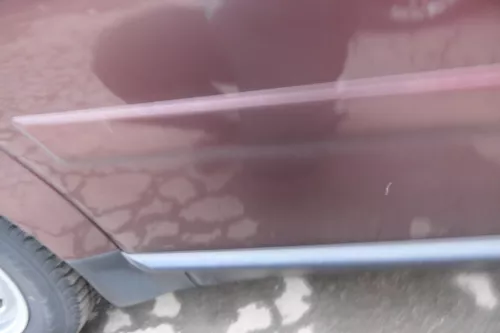 Audi A2 8Z Tür hinten rechts rot braun LZ3R -mit Rahmen, Scheibe & Fensterheber (110652)