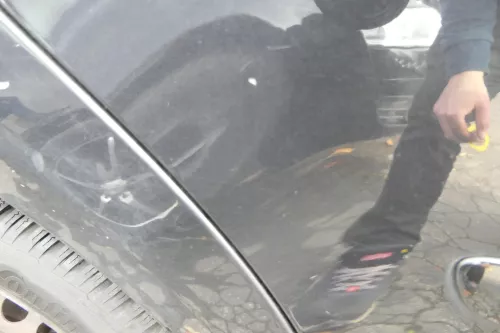VW Touran 1T 1T3 Tür hinten rechts schwarz LC9Z mit Scheibe (110860)