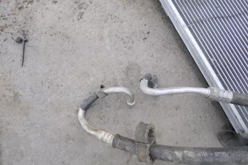 VW Passat 3B Klimakühler +Wasserkühle Klima Kondensator mit Leitung 1,8 T 1,9TDI (110898)