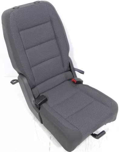VW Touran 1T Sitz hinten mitte mittig (1. Reihe) Rücksitz anthrazit -ohne Gurtsc (111129)