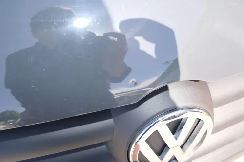 VW Fox 5Z Motorhaube Klappe vorn vorne grau LI7F (111394)