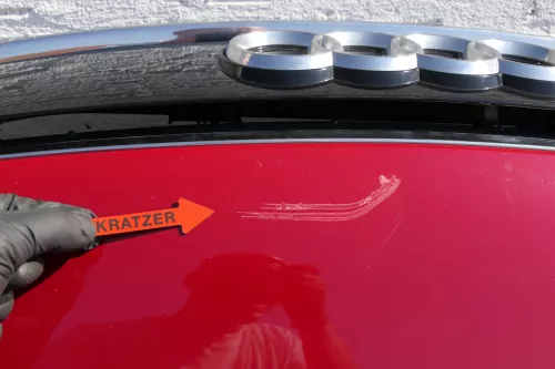 Audi A2 8Z Motorhaube Haube Klappe rot LY3C - ohne Grill (111638)