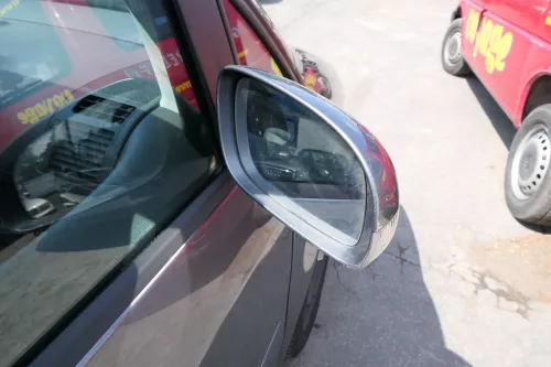 VW Touran 1T elektrischer Spiegel Außenspiegel beheizt rechts grau LD7X (111673)