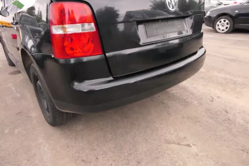 VW Touran 1T Stoßstange hinten Heckstoßstange Stoßfänger schwarz LC9X (112127)