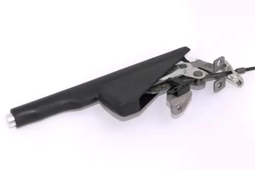 Audi TT 8N Handbremse Feststellbremse schwarz Leder Hebel Verkleidung (112855)
