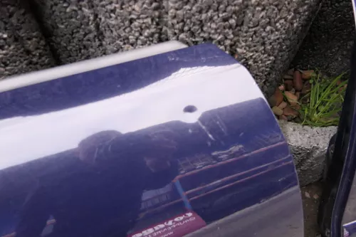 Audi A4 B5 Tür vorne rechts blau LY5K (Leiste+Griff beachten) Facelift (113379)