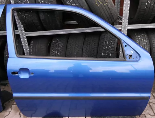 VW Polo 6N 6N2 Tür vorne rechts Beifahrertür 2/3-Türer blau LA5M