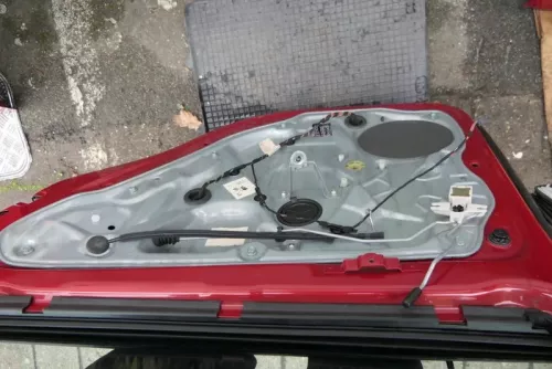 VW Polo 9N 9N3 Tür hinten rechts 4/5-Türer rot braun LC3X (115116)