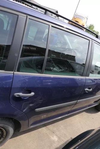 VW Touran 1T3 1T Tür hinten rechts Beifahrerseite blau LB5N