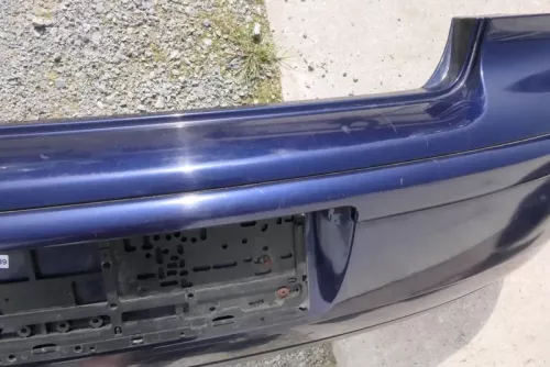 VW Polo 9N 9N3 Stoßstange Heckstoßstange hinten blau LB5N (115638)