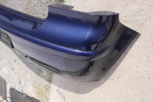 VW Polo 9N 9N3 Stoßstange Heckstoßstange hinten blau LB5N (115638)