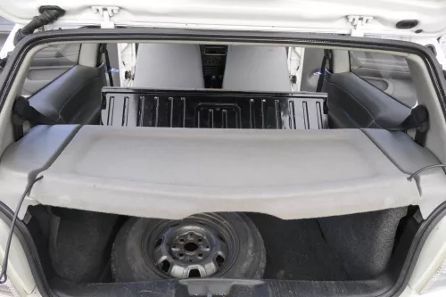 VW Polo 6N2 Hutablage Abdeckung Kofferraum grau hinten (115688)