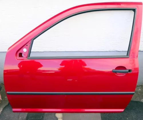 VW Golf 4 Tür vorne rechts Fahrertür 2/3-Türer rot braun LC3K