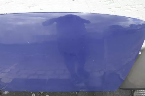VW Polo 6N Motorhaube Haube vorne Klappe blau LD5D (116025)