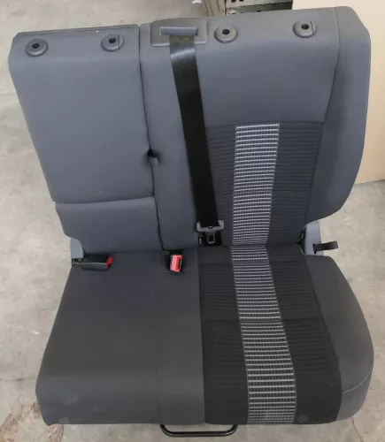VW Golf 5M Plus Sitz Sitze Rückbank Rücksitzbank Lehne anthrazit hinten links