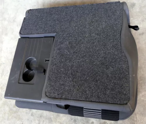 VW Golf 5M Plus Sitz Sitze Rückbank Rücksitzbank Lehne anthrazit hinten links (116059)