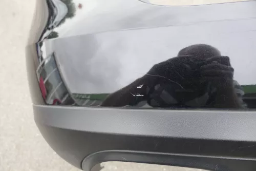 VW Passat 3C Kombi Stoßstange hinten Heckstoßstange Stoßfänger schwarz LC9X AHK (116170)