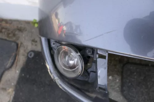Audi A6 4B Frontstoßstange Stoßstange vorn vorne Stoßfänger grau Facelift (116203)