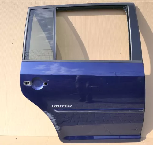 VW Touran 1T3 1T Tür hinten rechts Beifahrerseite blau LD5Q (116270)