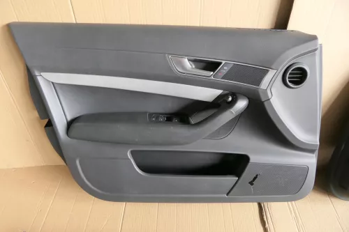 4x Audi A6 4F Türverkleidung Verkleidung Tür vorne hinten Leder S-line Sonnenrol (116286)