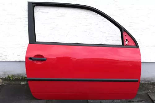 VW Lupo Seat Arosa Tür vorne rechts Fahrertür rot LP3G ohne Anbauteile (mech