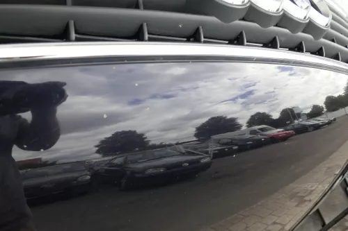 Audi A4 B6 8E Motorhaube Haube Klappe blau LZ5L - mit Grill (116453)