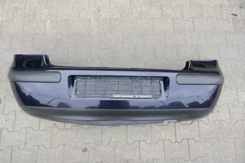 VW Golf 4 Limousine Stoßstange hinten Heckstoßstange Stoßfänger blau LC5H