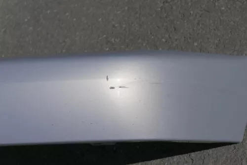 VW Polo 6N Stoßstange vorne Oberteil der 2-geteilte Fronttoßstange silber LB7Z 3 (116607)