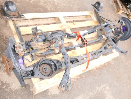 Golf 6 5K Achse hinten Hinterachse Achsträger Querlenker Stabi Stabilisator (117312)